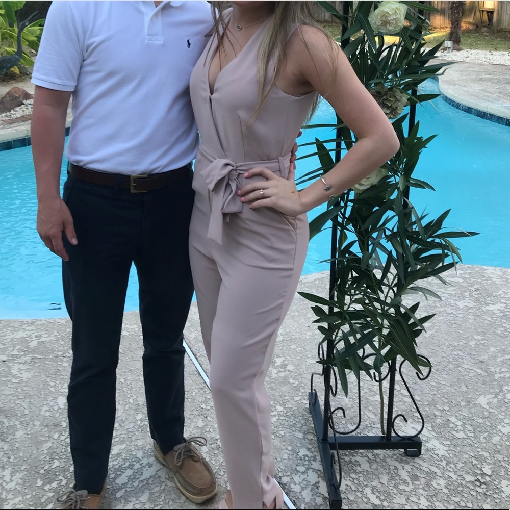She + Sky light pink jumpsuit